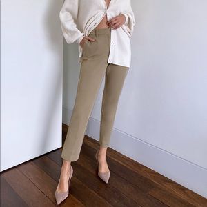 Babaton Taupe Duke Trousers